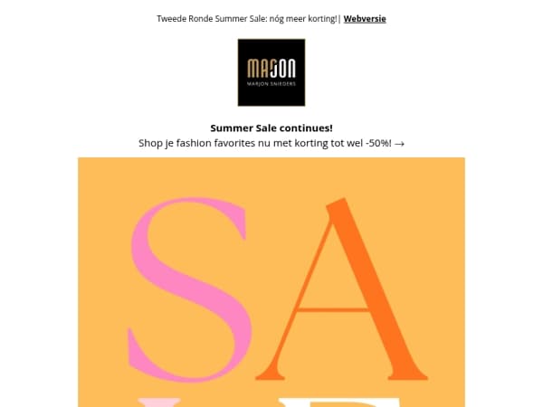 UP TO -50% OFF! More discount & new brands added!