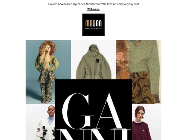 GANNI Layers to LOVE!