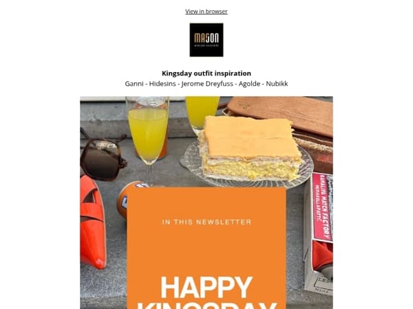 Kingsday outfit inspiration - WE'RE OPEN!