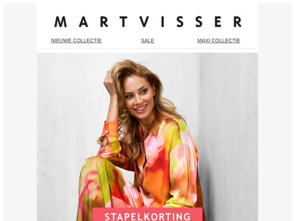 Stapelkorting: Nog één dag extra voordeel op SALE-items