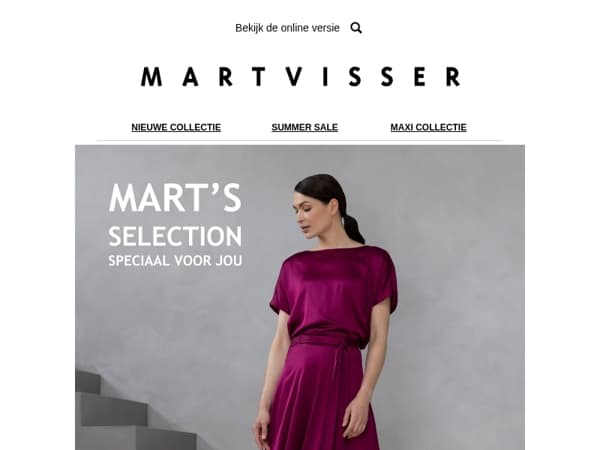 MART'S SELECTION: SPECIAAL VOOR JOU