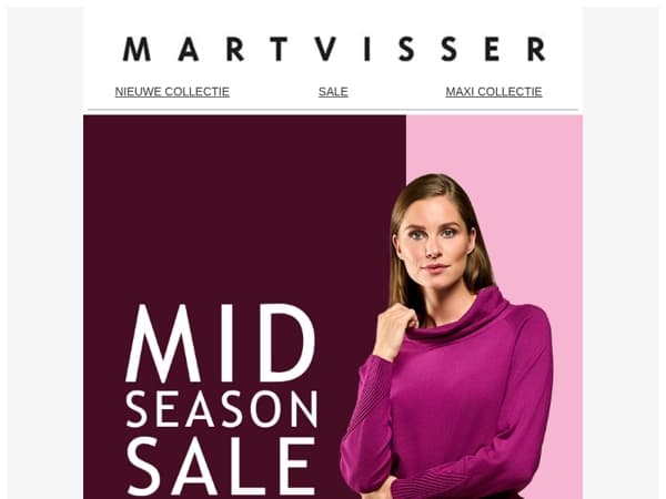 Mid Season Sale: Trendkleur burgundy
