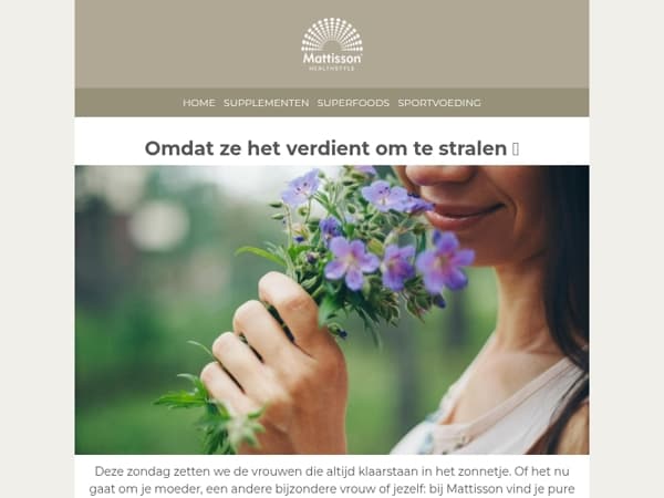 Omdat ze het verdient om te stralen 💚