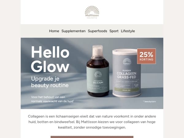 Voor jouw routine: collageen met 25% voordeel