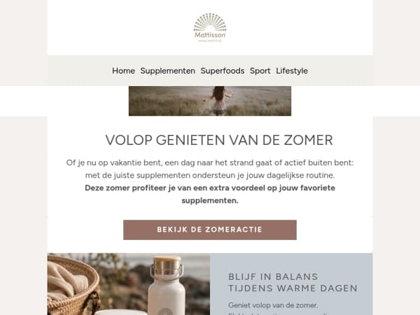 Jouw zomer, jouw routine 💚