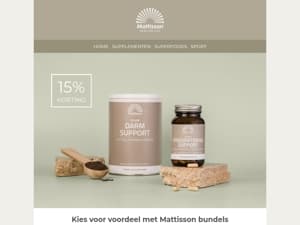 Kies voor voordeel met Mattisson bundels 💚