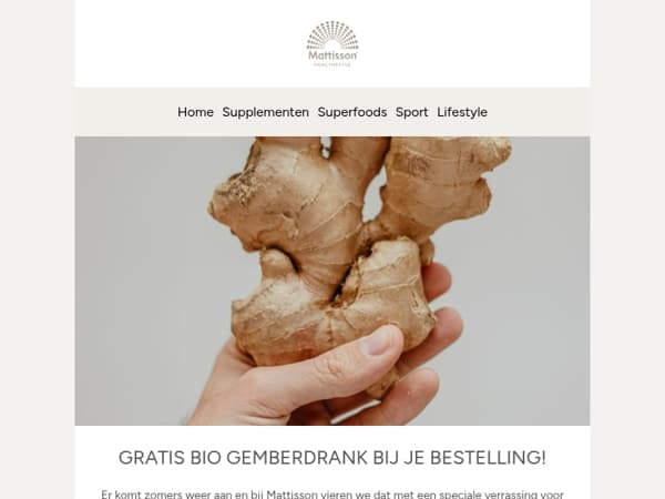 Gratis zomercadeau bij je bestelling ☀️