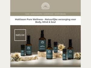 NIEUW: Mattisson Pure Wellness 🧘‍♀️