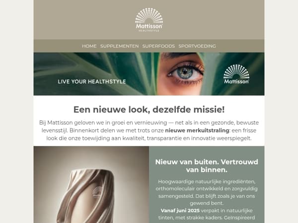 Mattisson krijgt een nieuwe look! 💚