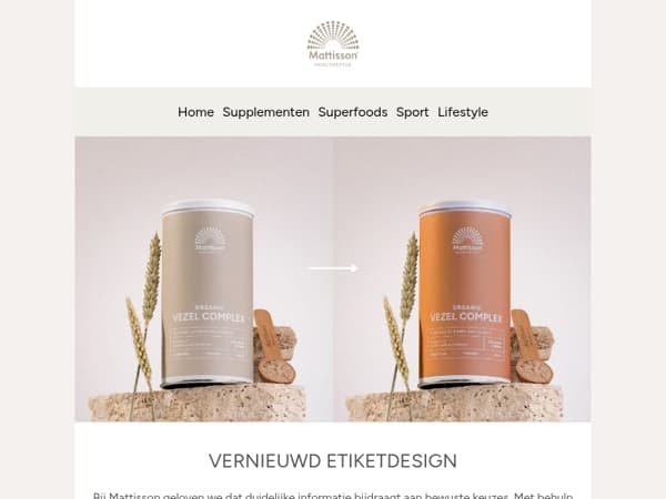 Dankzij jullie feedback: ons nieuwe etiketdesign 💚