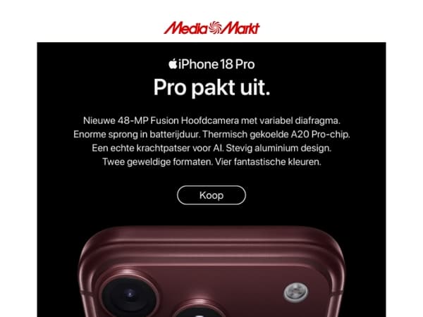 De allernieuwste Apple-nieuwtjes bij MediaMarkt!