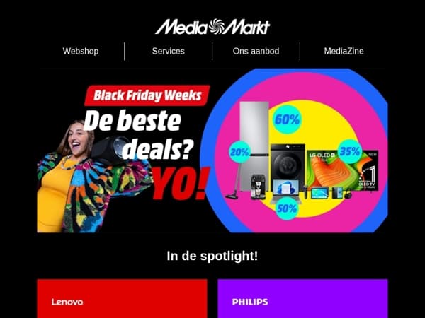 Exclusief voor jou: Black Friday Weeks toppers