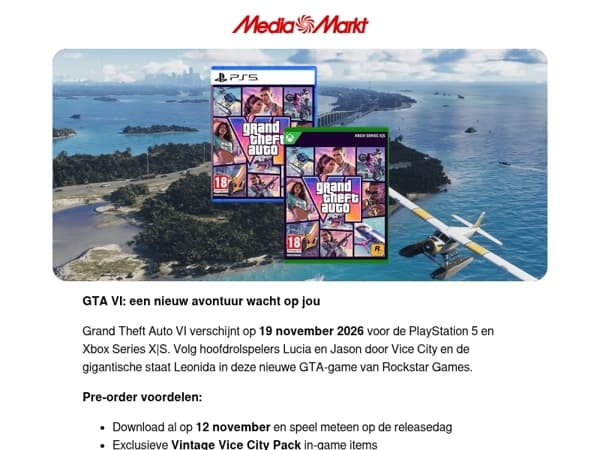 GTA VI: Pre-order nu!