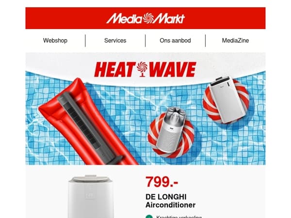 Voor warme dagen en koele nachten