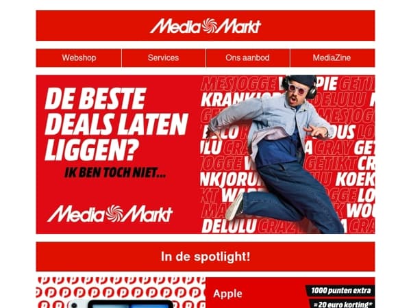 De beste deal skippen? Ik ben toch niet…