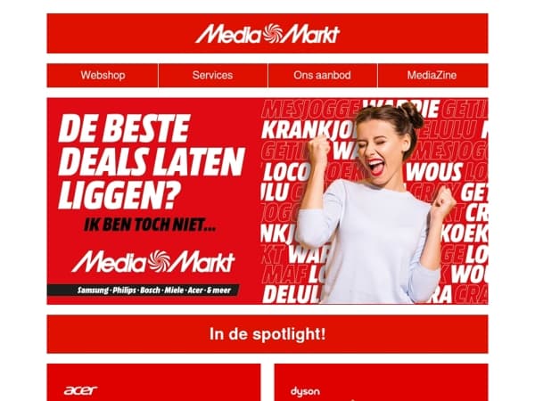 Ik ben toch niet... : shop topdeals bij MediaMarkt