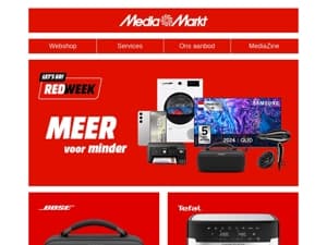 RED WEEK: Scoor nu je mega deals!