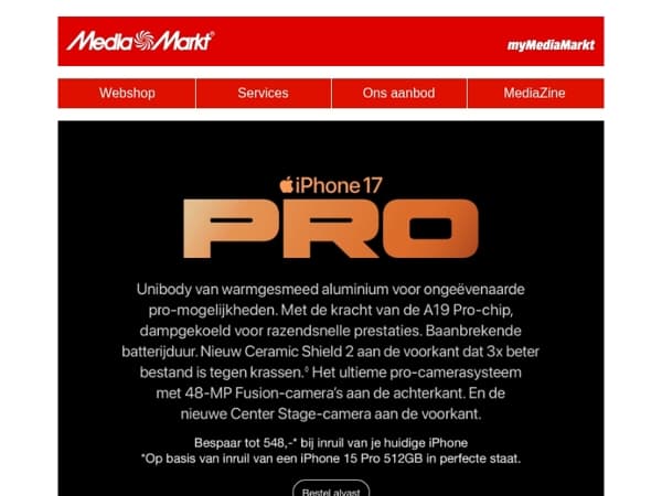 Pre-order de nieuwste Apple-producten nu bij MediaMarkt