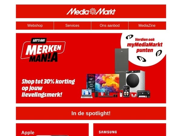 Merken Mania: Top kansen op grote merken!
