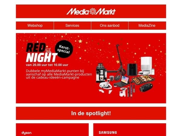 Shop van 20u tot 10u en krijg dubbele punten