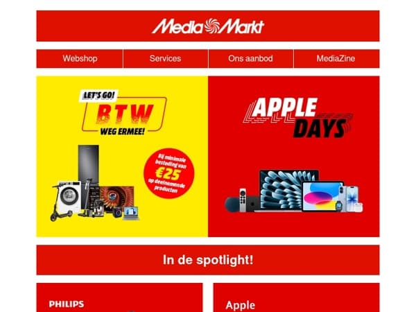 Je laatste kans om zonder BTW te shoppen