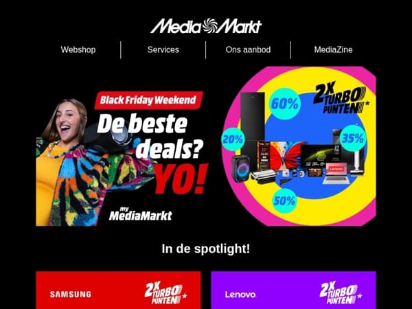 Black Friday weekend: pak dubbel op BF-deals