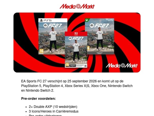 EA Sports FC 2027: Pre-order nu!