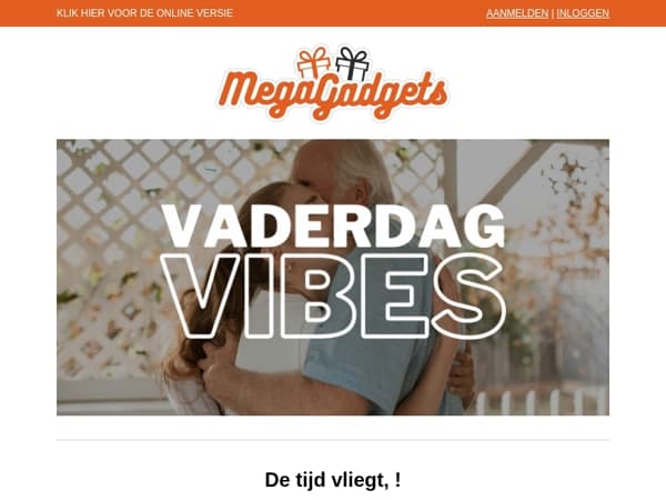 💙 Nog maar 1 week! Hét perfecte Vaderdagcadeau scoor je nu bij MegaGadgets. 👔