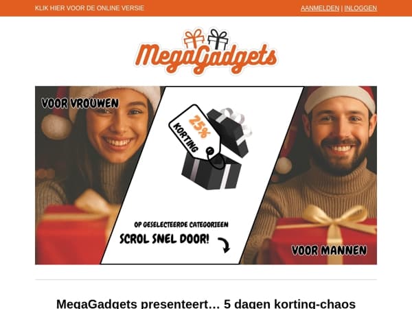 Dag 1 van 5 Days of Madness is officieel, shop nu met korting 🤯