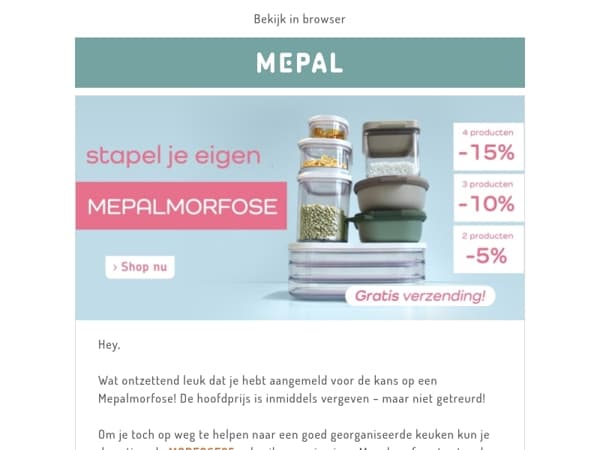 De uitslag van de Mepalmorfose is bekend!