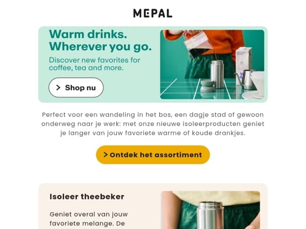 Geniet langer van jouw favoriete drankjes