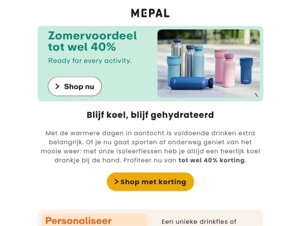 Zon op komst: tot wel 40% korting!