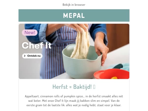 NIEUW | Alles voor bakken in het najaar met Chef It