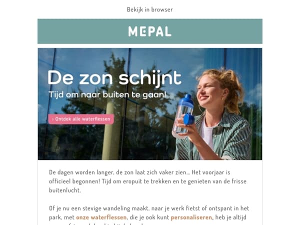 De zon schijnt! Tijd om naar buiten te gaan