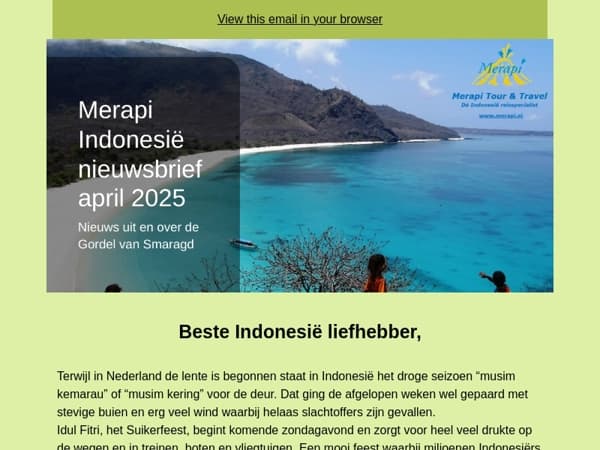 Merapi nieuwsbrief april 2025