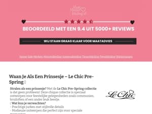 ✨ Waan je als een prinsesje – Le Chic Pre-Spring is hier!