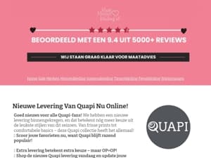 ✨ Quapi lovers opgelet: nieuwe levering nu online!