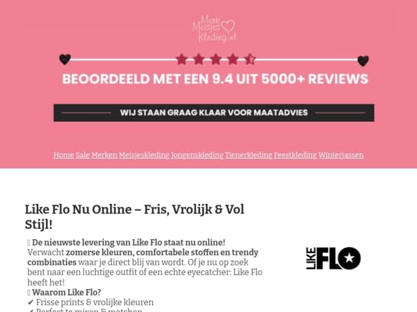 🛍️ Shop nu Like Flo & Quapi – morgen om 9:00 Looxs!