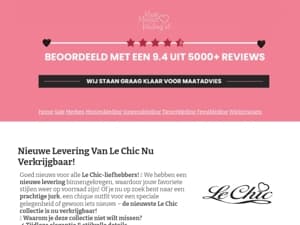 🎀 Nieuw binnen: Le Chic collectie nu verkrijgbaar!