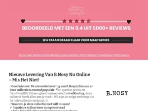 🎉 Nieuw binnen: B.Nosy collectie nu online – shop snel!