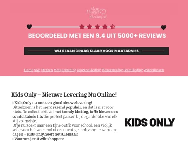 🔥 Nieuw binnen! Kids Only is razend populair – shop snel!