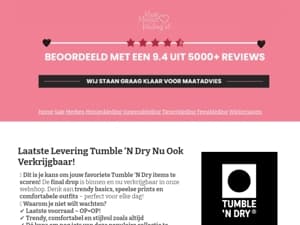 🚀 Final drop! De laatste Tumble ‘N Dry items nu verkrijgbaar!