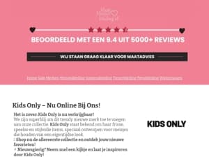 🎉 Nieuw: Kids Only is nu verkrijgbaar – shop de collectie!