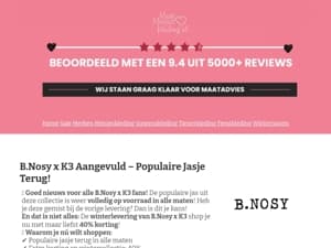 🚨 B.Nosy x K3 aangevuld & laatste zomerleveringen komen eraan!