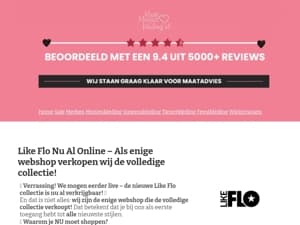 🎉 Verrassing! Like Flo NU al online – shop als eerste!
