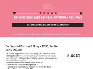 🌟 Nieuw! B.Nosy & B.Nosy x K3 nu online – shop snel!