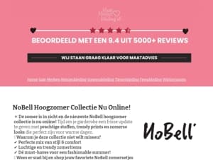 🎉 Nieuw! De NoBell hoogzomer collectie is online!