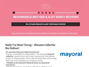 🎉 Nieuw binnen: Mayoral collectie nu verkrijgbaar!