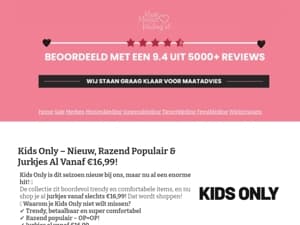 🌟 Kids Only is een hit! Trendy jurkjes vanaf €16,99!