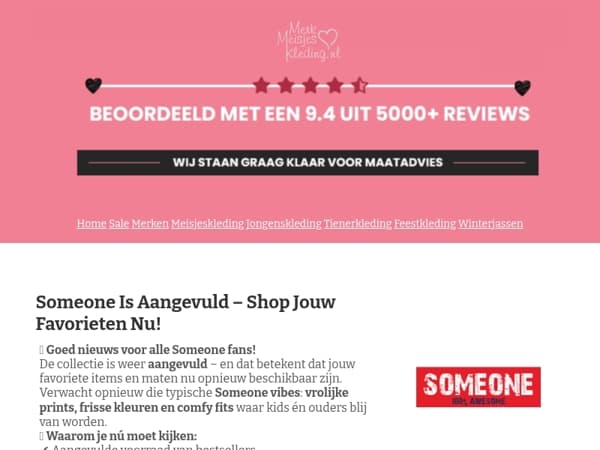 🎉 Someone is aangevuld – shop jouw favorieten nu!